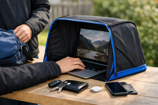Generated lifestyle image for Best Laptop Tent