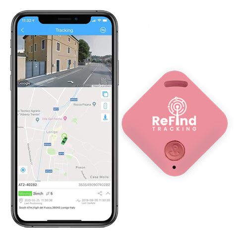 Pink ReFind R4 Smart Tracker