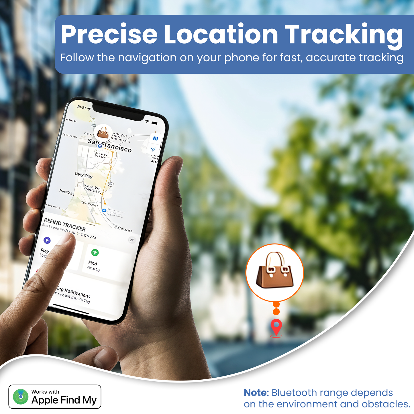 ReFind Air Tracker for IOS (Apple Certified)